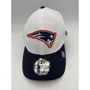 New England Patriots Flex Hat 2024 Training Camp New Era 39THIRTY L/XL NWT White
